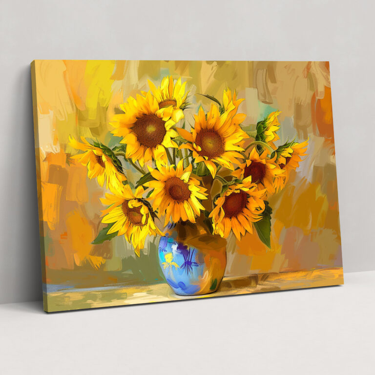 Vincent Van Gogh Sunflowers Canvas Print - Vincent Van Gogh, Wall Art, Wall Decoration, Canvas