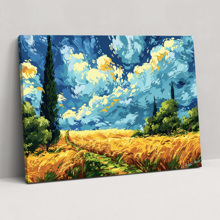 Vincent Van Gogh Wheat Field Canvas Print - Vincent Van Gogh, Wall Art, Home Decoration, Canvas Print