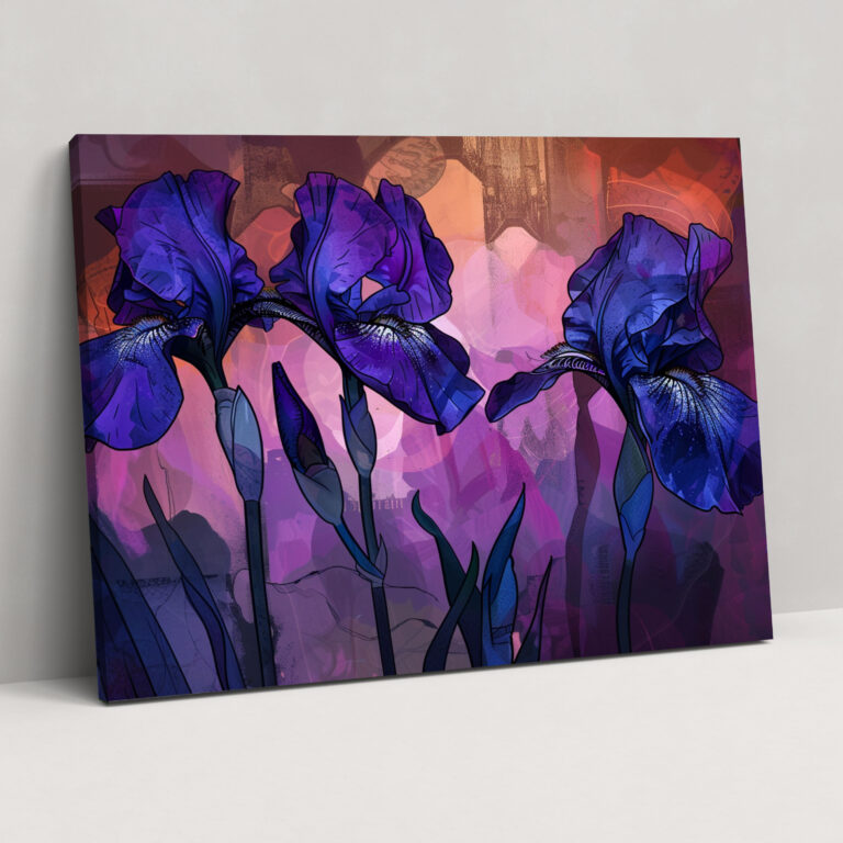 Vincent Van Gogh Irises Canvas Print - Vincent Van Gogh, Wall Art, Canvas, Wall Decoration