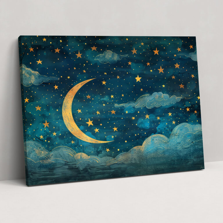 Vincent Van Gogh Starry Night Sky Canvas Print - Vincent Van Gogh, Home Decoration, Canvas, Wall Art