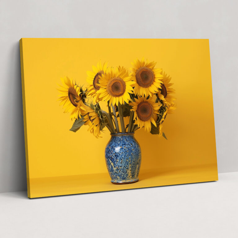 Vincent Van Gogh Sunflower Vase Wall Art - Vincent Van Gogh, Vincent Van Gogh, Canvas Print, Canvas