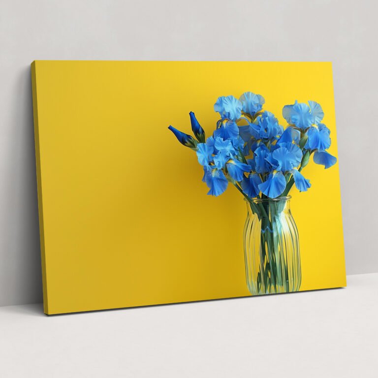 Vincent Van Gogh Blue Irises Canvas Print - Vincent Van Gogh, Wall Decoration, Vincent Van Gogh, Home Decoration