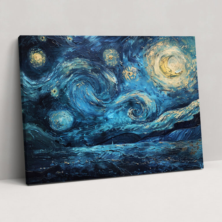 Starry Night Sky Vincent Van Gogh Canvas Print - Vincent Van Gogh, Canvas Wall Art, Canvas Print, Wall Decoration