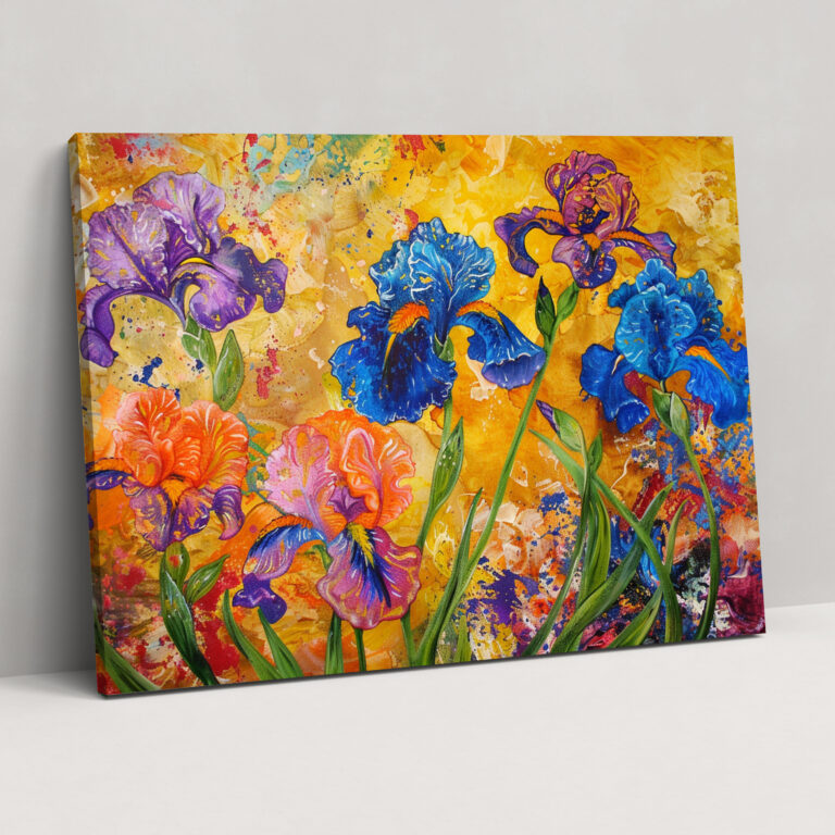 Irises Vincent Van Gogh Wall Decoration - Vincent Van Gogh, Home Decoration, Canvas Wall Art, Wall Decoration