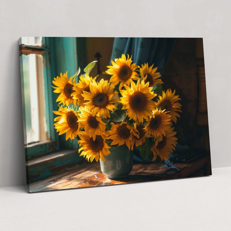 Sunflowers Vincent Van Gogh Wall Art - Vincent Van Gogh, Wall Art, Sunflowers, Wall Decoration