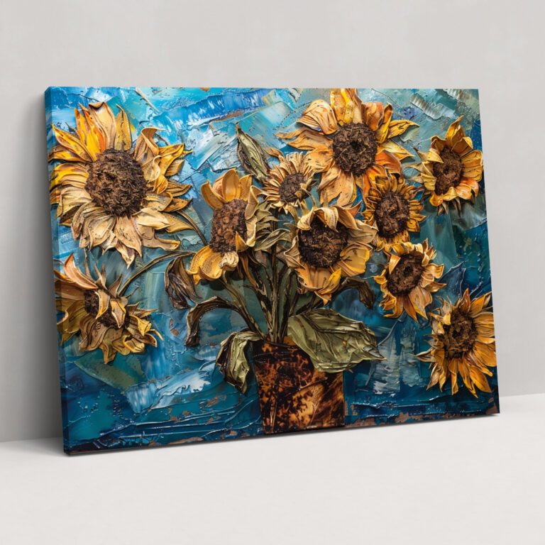 Vincent Van Gogh Sunflowers Wall Art - Vincent Van Gogh, Canvas Wall Decoration, Wall Decoration, Vincent Van Gogh