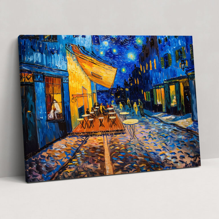 Vincent Van Gogh Cafe Terrace At Night Canvas Print - Vincent Van Gogh, Canvas Wall Art, Wall Art, Vincent Van Gogh