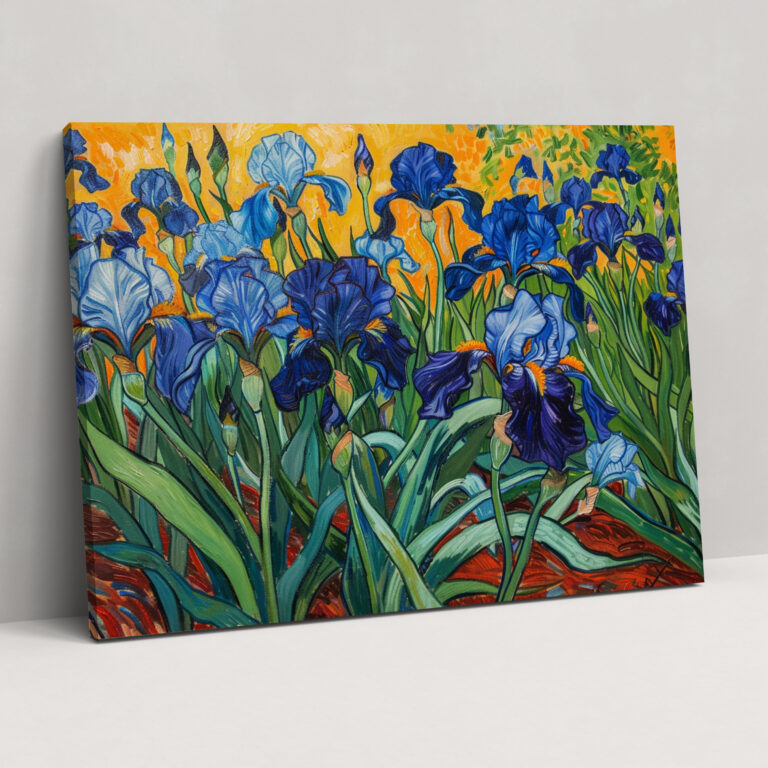Vincent Van Gogh Irises Canvas Print - Vincent Van Gogh, Home Decoration, Wall Decoration, Canvas Print