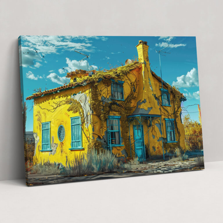 Vincent Van Gogh The Yellow House Wall Art - Vincent Van Gogh, Home Decoration, Canvas Wall Art, Wall Art