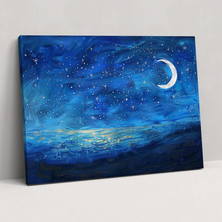 Starry Night Canvas Print - Vincent Van Gogh, Canvas Wall Art, Canvas Print, Home Decoration