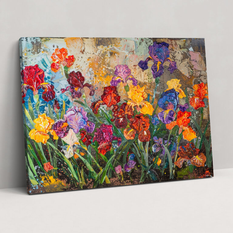 Vincent Van Gogh Irises Wall Art - Vincent Van Gogh, Canvas, Vincent Van Gogh, Wall Decoration