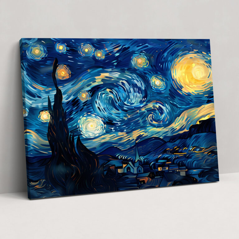 Vincent Van Gogh Starry Night Canvas Print - Vincent Van Gogh, Vincent Van Gogh, Canvas Wall Art, Wall Decoration