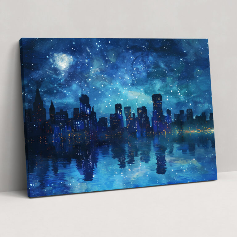 Impressionist Cityscape Van Gogh Canvas Print - Vincent Van Gogh, Wall Decoration, Wall Art, Home Decoration