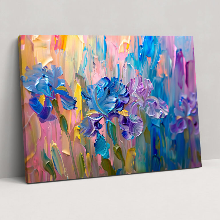 Irises Van Gogh Canvas Print - Vincent Van Gogh, Wall Art, Home Decoration, Canvas Print