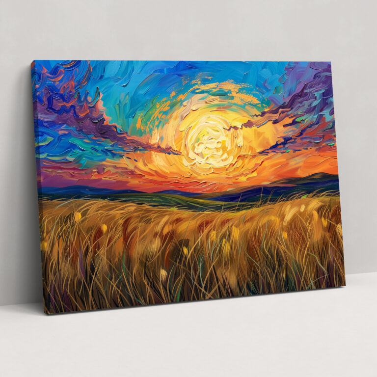 Vincent Van Gogh Wheat Fields Canvas Print - Vincent Van Gogh, Canvas Print, Wall Decoration, Wall Art