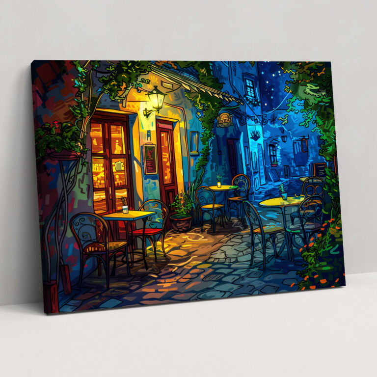 Vincent Van Gogh Cafe Terrace Wall Decoration - Vincent Van Gogh, Home Decoration, Canvas, Canvas Wall Art