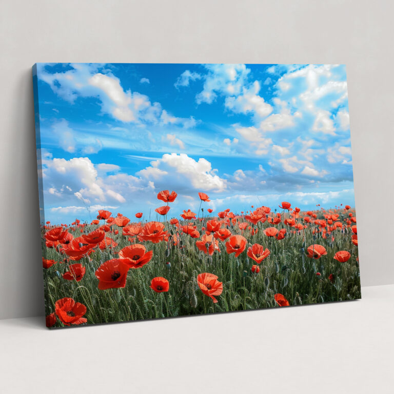 Vincent Van Gogh Field Of Poppies Wall Art - Vincent Van Gogh, Vincent Van Gogh, Wall Art, Home Decoration