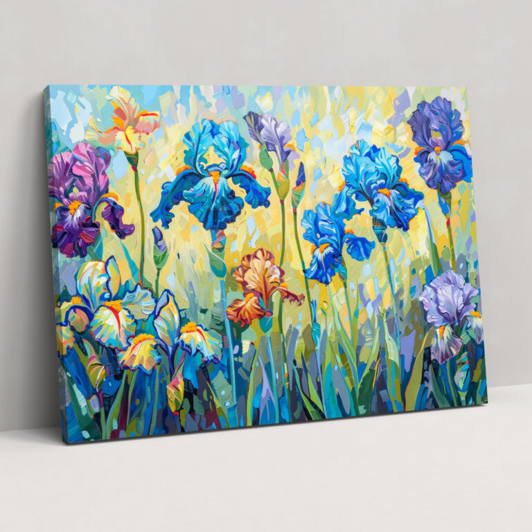 Vincent Van Gogh Irises Canvas Wall Art - Vincent Van Gogh, Wall Decoration, Canvas, Wall Art