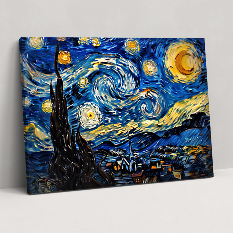 Vincent Van Gogh Starry Night Canvas Print - Vincent Van Gogh, Canvas Wall Art, Canvas Print, Home Decoration