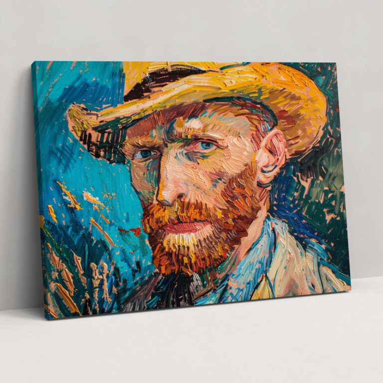 Vincent Van Gogh Self-Portrait Canvas Print - Vincent Van Gogh, Canvas Print, Wall Decoration, Wall Art