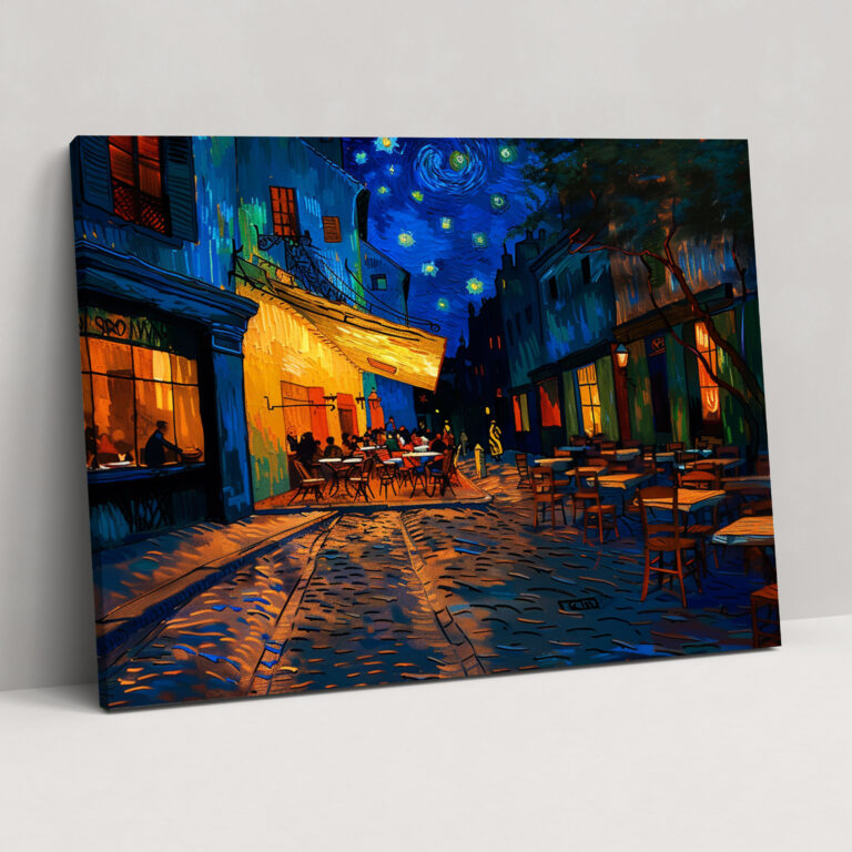 Vincent Van Gogh Cafe Terrace Wall Decoration - Vincent Van Gogh, Canvas, Canvas Wall Art, Vincent Van Gogh