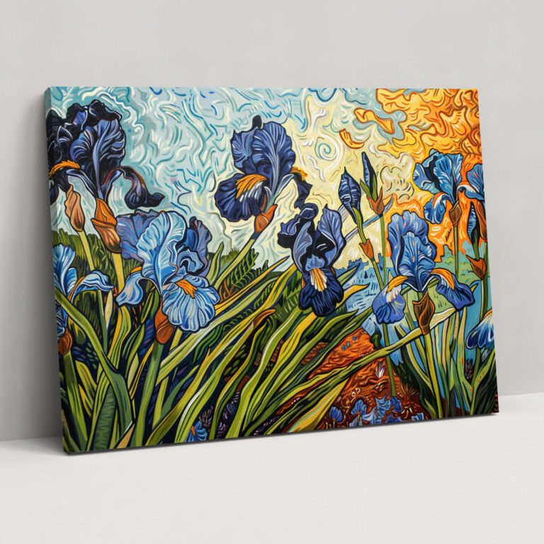 Vincent Van Gogh Irises Garden Wall Art - Vincent Van Gogh, Canvas Wall Art, Vincent Van Gogh, Home Decoration