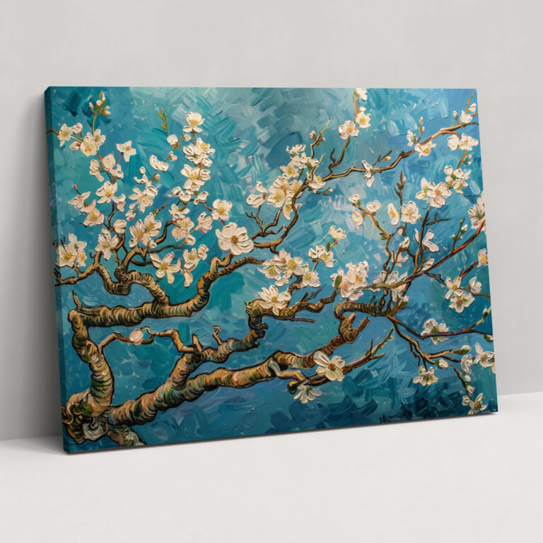 Vincent Van Gogh Blossoming Almond Tree Wall Decoration - Vincent Van Gogh, Canvas, Vincent Van Gogh, Wall Decoration