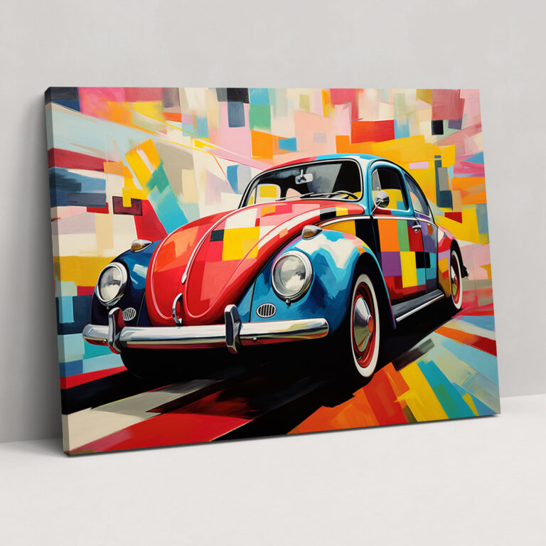 Volkswagen Beetle Wall Decoration - Volkswagen Beetle, Wall Decoration, Eclectic, Wall Art