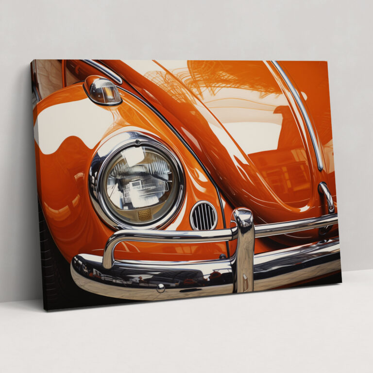 Volkswagen Beetle Canvas Print - Volkswagen Beetle, Canvas Print, Wall Art, Home Decoration