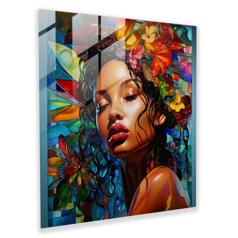 Diverse Beauty Glass Wall Art - Woman, Modern Art, Glass Wall Art, Unity