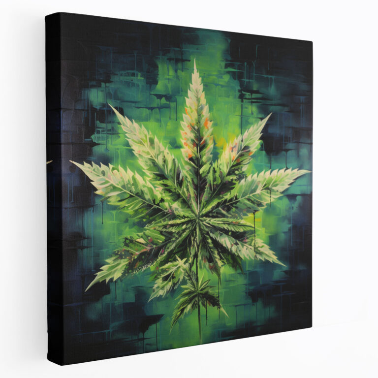 Contemporary Weed Wall Art - Weed, Contemporary Art, Home Decoration, Weed