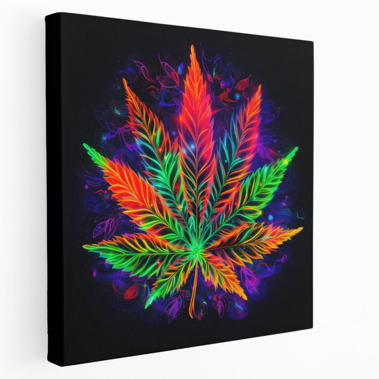 Weed Wall Art - Weed, Wall Decoration, Home Decoration, Vibrant Colors