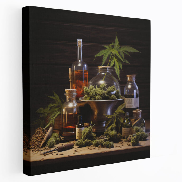 Weed Wall Decoration - Weed, Rustic Setting, Home Decoration, Wall Decoration