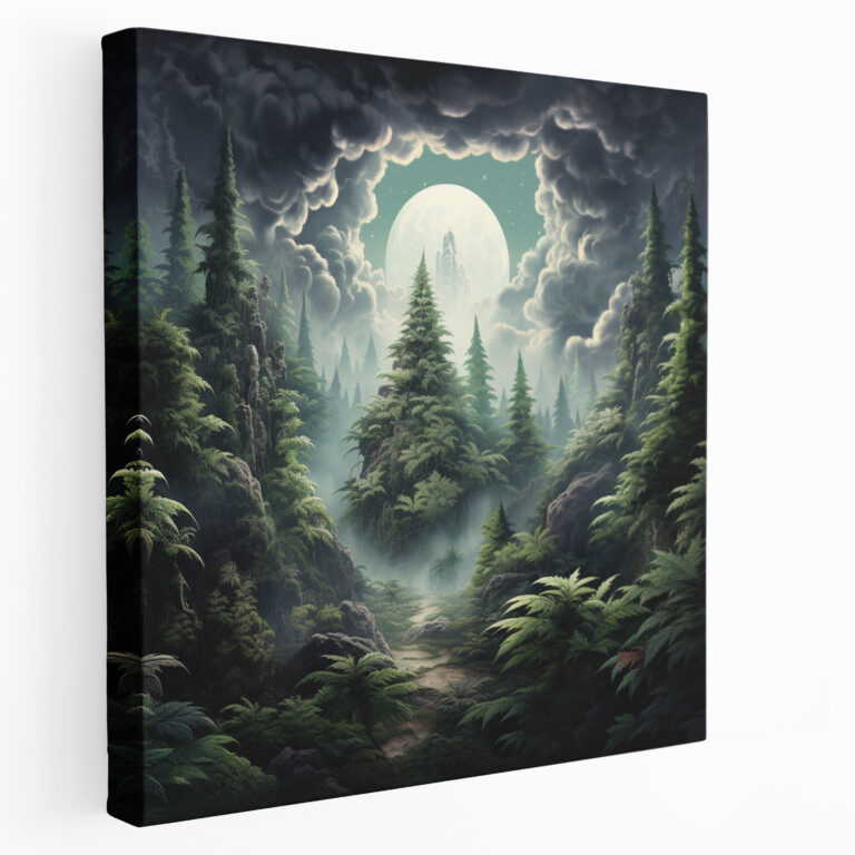 Fantasy Weed Canvas Print - Weed, Wall Art, Canvas, Fantasy-Inspired