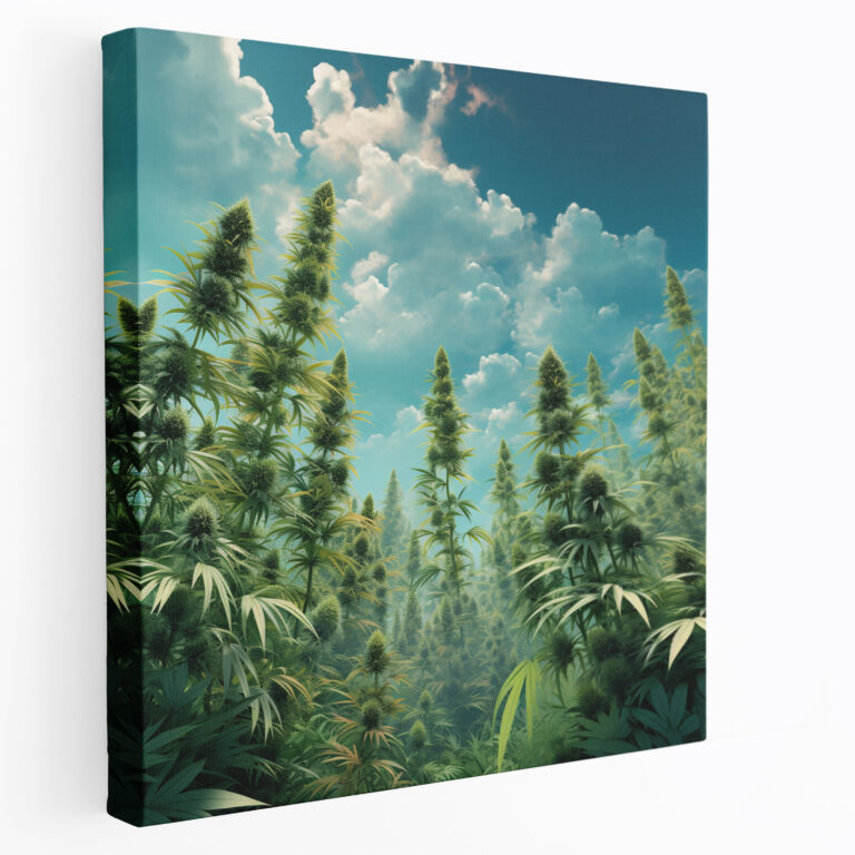 Surreal Weed Canvas Print - Weed, Home Decoration, Canvas Print, Wall Decoration