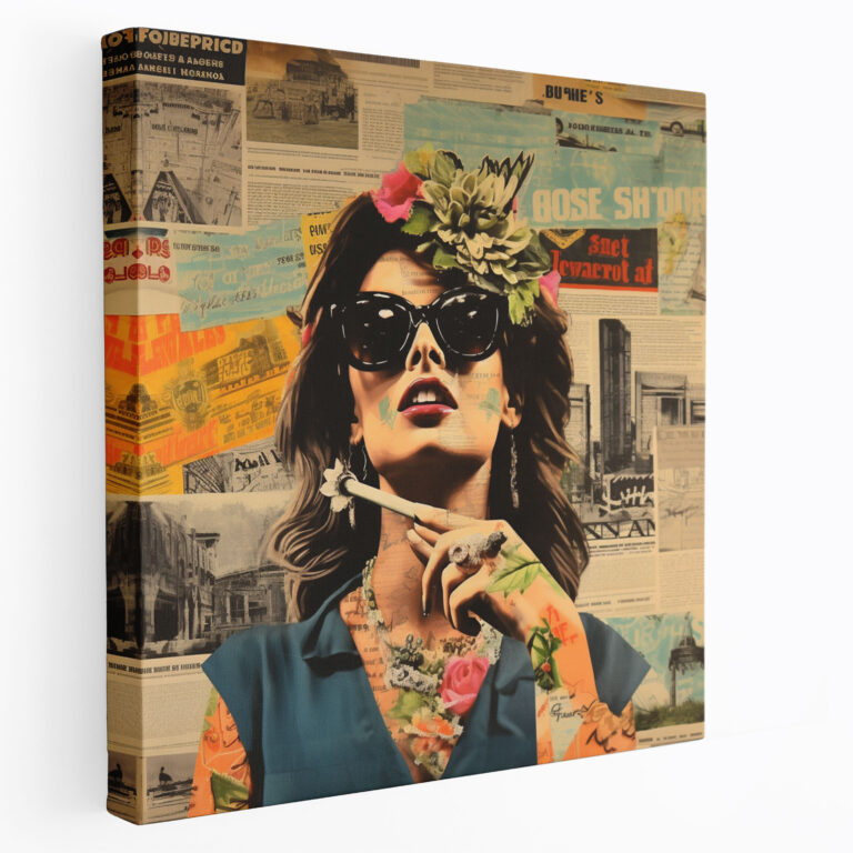 Vintage Weed Canvas Print - Weed, Canvas Print, Home Decoration, Wall Art