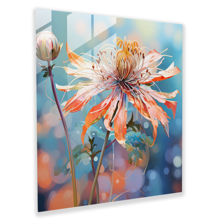 Exquisite Wildflower Glass Print - Wildflower, Wall Decoration, Wildflower, Modern Art