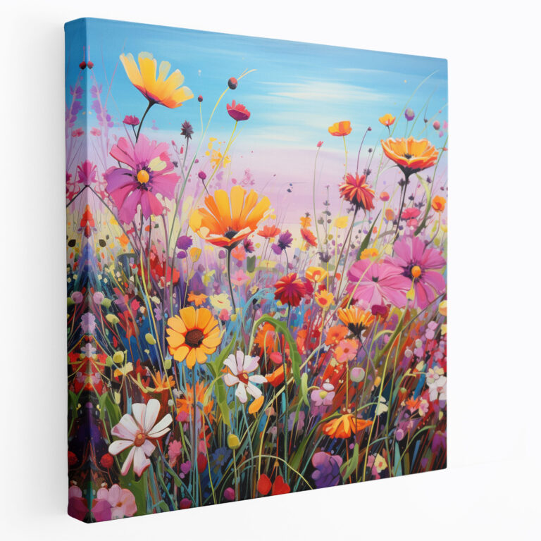 Wildflower Canvas Print - Contemporary Wall Art - Wildflower, Home Decoration, Wildflower, Contemporary