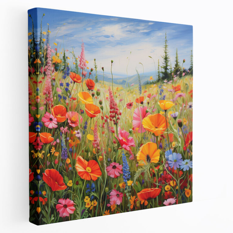 Wildflower Canvas Print - Meadow Of Colors - Wildflower, Wildflower, Canvas Print, Meadow
