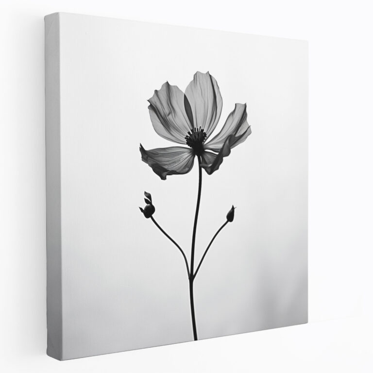 Wildflower Canvas Print - Simple Elegance - Wildflower, Simplicity, Wall Art, Wildflower