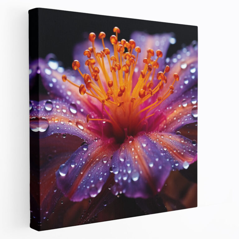 Wildflower Wall Art - Stunning Macro Photography - Canvas Print - Wildflower, Wall Art, Intricate Details, Wildflower