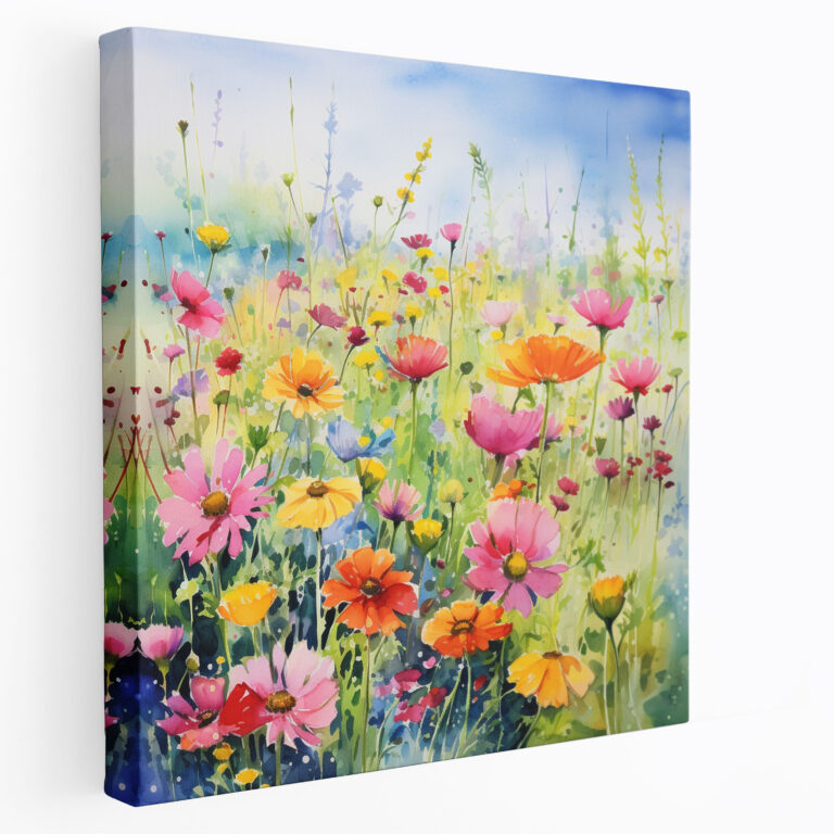 Wildflower Canvas Print - Wildflower, Wildflower, Canvas Print, Home Decoration
