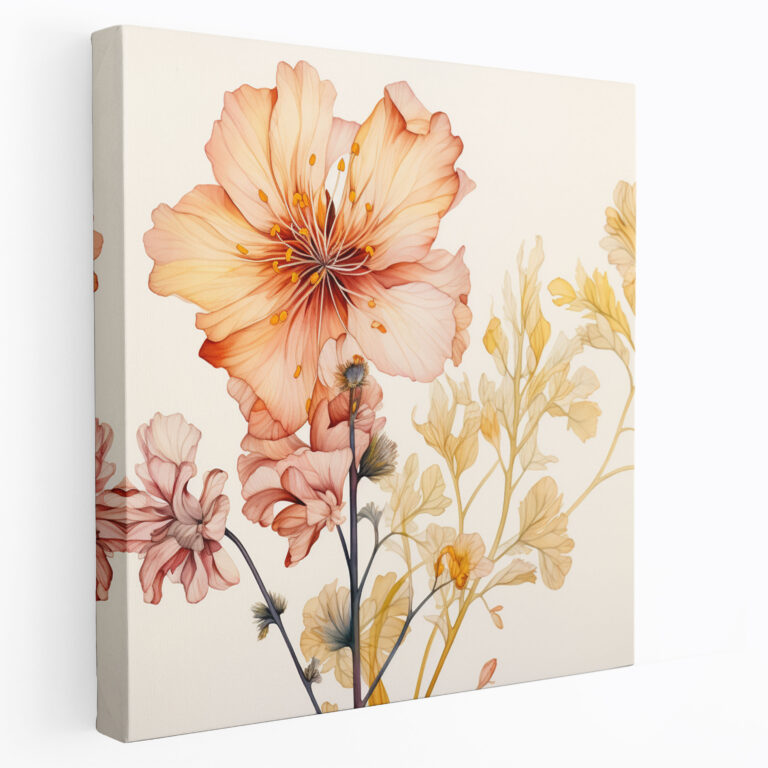 Wildflower Wall Art - Wildflower, Delicate Colors, Wall Art, Fine Details
