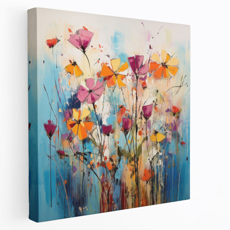 Wildflower Canvas Print - Wildflower, Home Decoration, Wall Art, Vibrant Colors