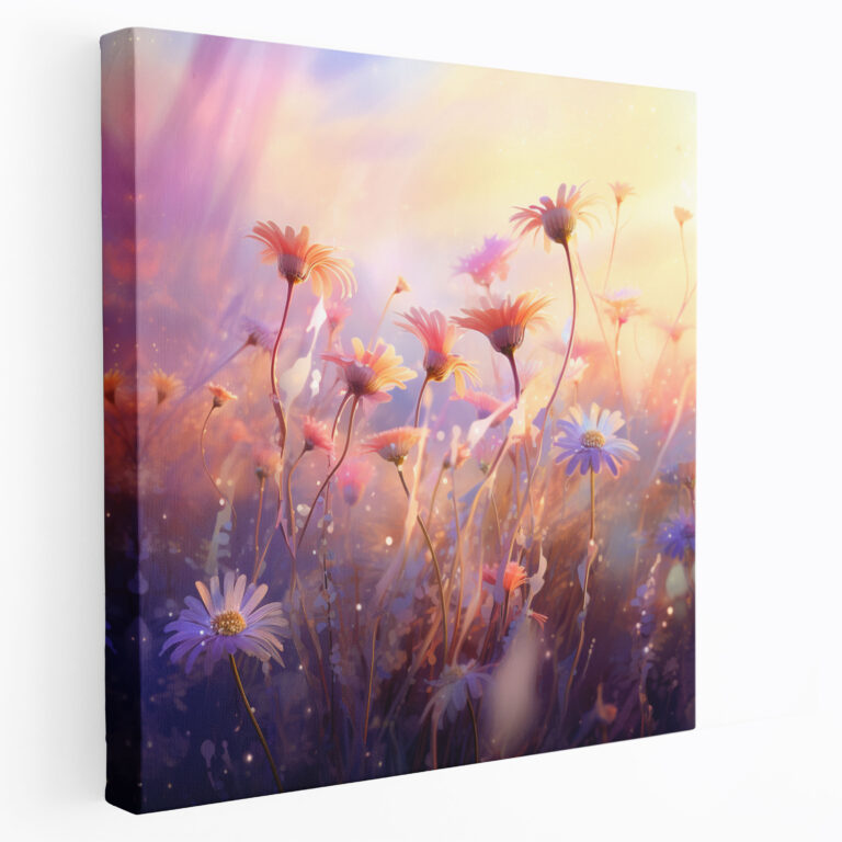 Wildflower Wall Art - Wildflower, Wall Art, Dreamy, Digital Illustration