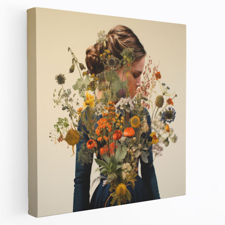 Wildflower Canvas Wall Decoration - Wildflower, Wall Decoration, Home Decoration, Wildflower