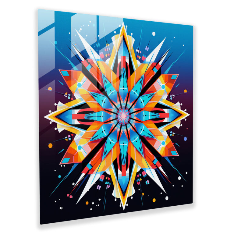 Winter Whimsy Glass Print - Winter, Modern Art, Winter Whimsy, Pop Art Illustration