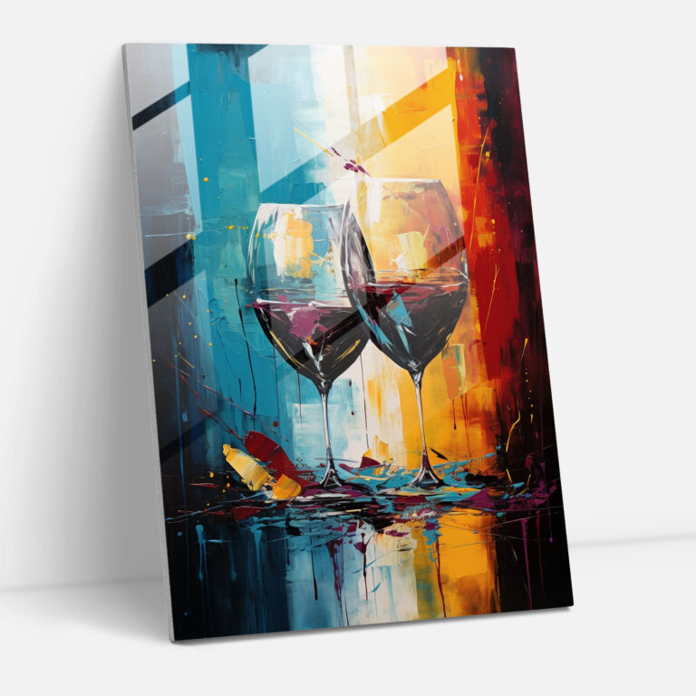 Flavorful Wines Glass Print - Wine, Glass Print, Aromas, Glass Art