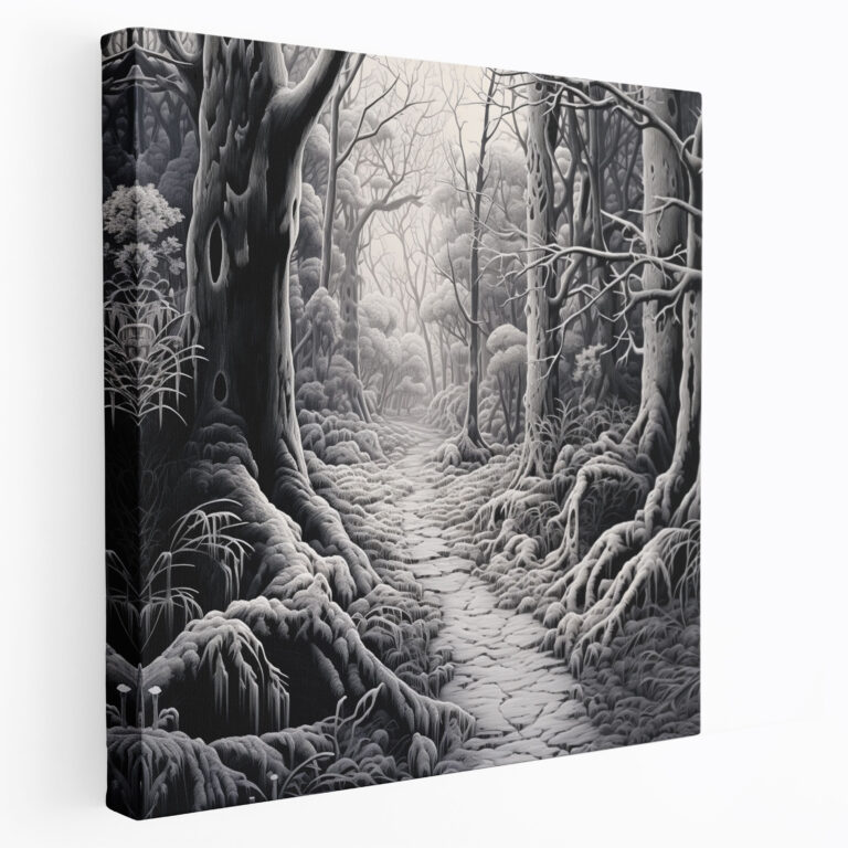 Winter Forest Canvas Print - Winter, Wall Art, Forest, Winter