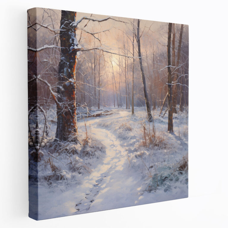 Winter Wonderland Wall Art - Winter, Winter, Wall Decoration, Wintry Forest